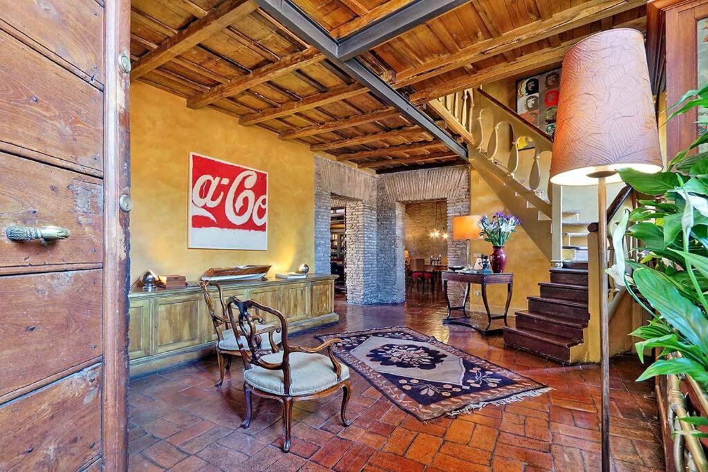 Spectacular Luxury Flat In Trastevere ローマ エクステリア 写真