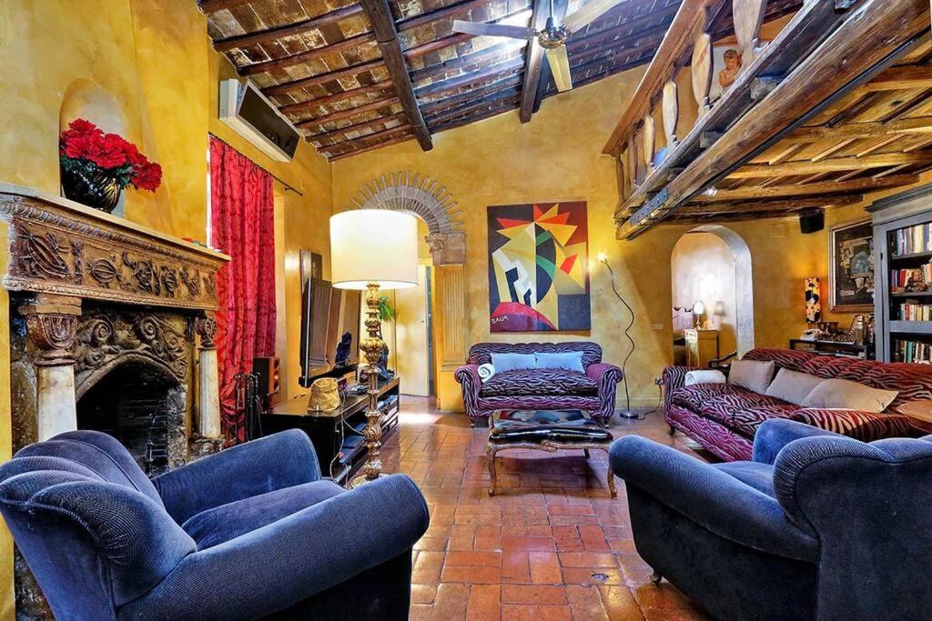 Spectacular Luxury Flat In Trastevere ローマ エクステリア 写真